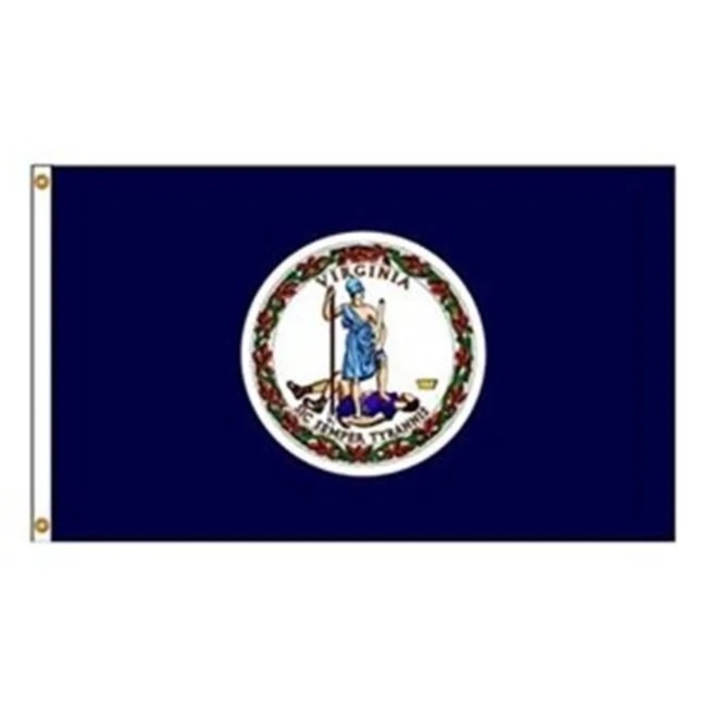 Valley Forge Virginia State Flag 4ft x 6ft Nylon Commercial Grade New In Box